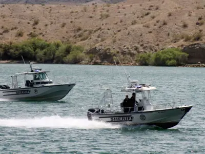 Patrol boats on the water