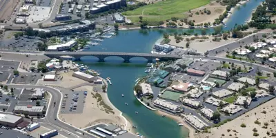 Aerial View of London Bridge