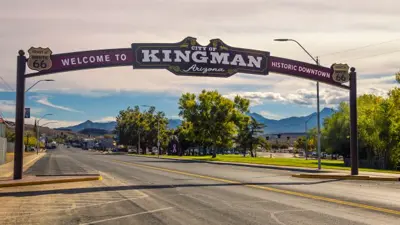 Welcome sign in Kingman