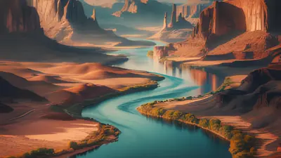 Colorado River AI photo